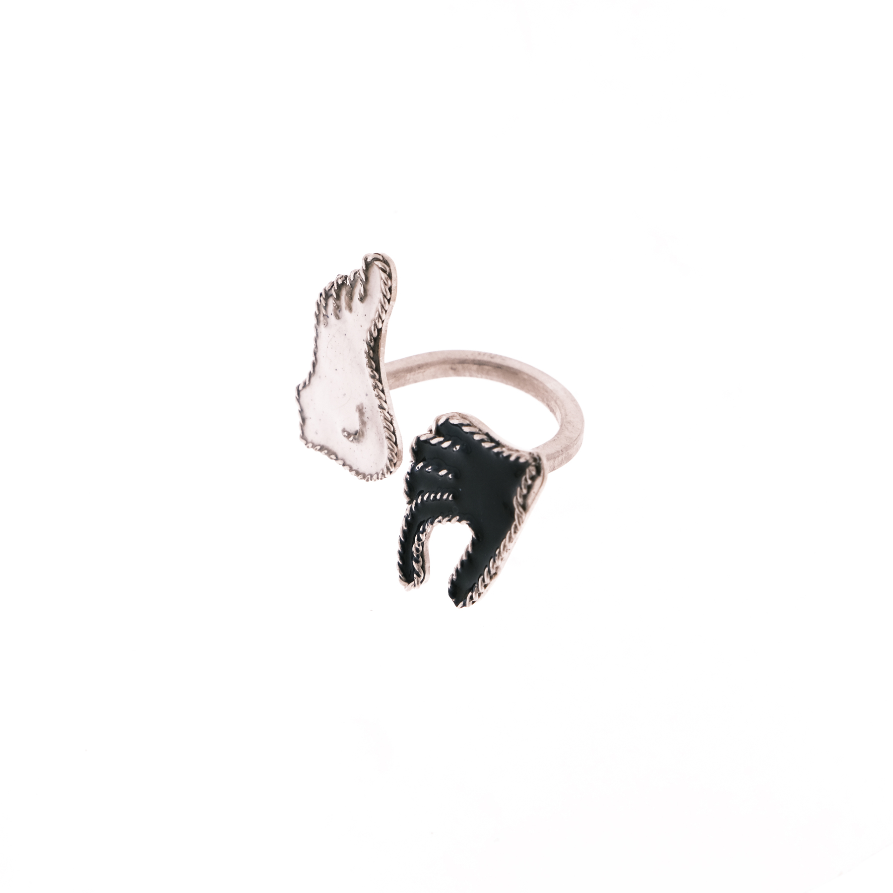 Bagues Main Pied émail Bijoux Corps Anatomie des sentiments Virgile Bruniau