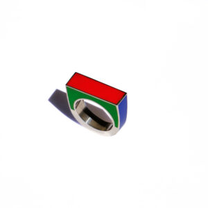 Bague Perspective Collection Couleur Laques Formes Geometrique Fontes Virgile Bruniau